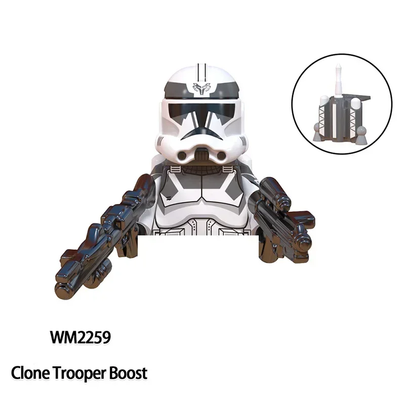 WM6128 Building blocks Clone Troopers 501st Regiment Imperial Stormtrooper Mini Robot Figure Toy Assembling Doll Present