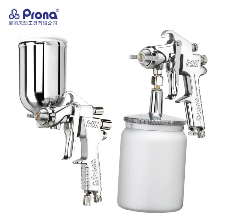 Prona R-21X professional รถสีสเปรย์ปืน,sunction และแรงโน้มถ่วง feedtype tp เลือก,1.3 1.5 2.0 2.5 มม.,R21