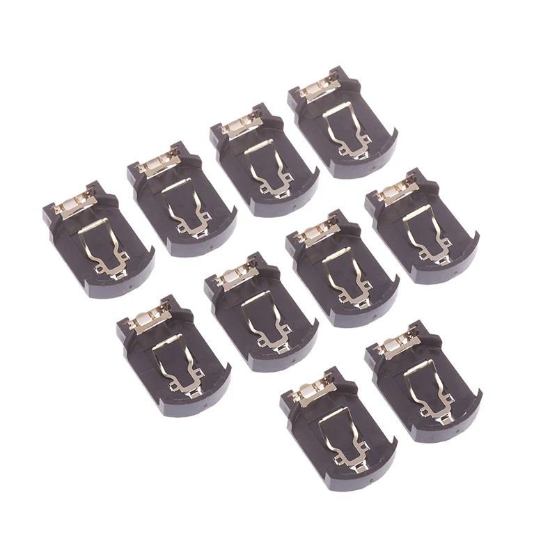 10Pcs CR2032 Battery Holder Coin Cell Button Socket Holder Cell Button CR2032 Coin Cell Button Battery Holder Mounting Base