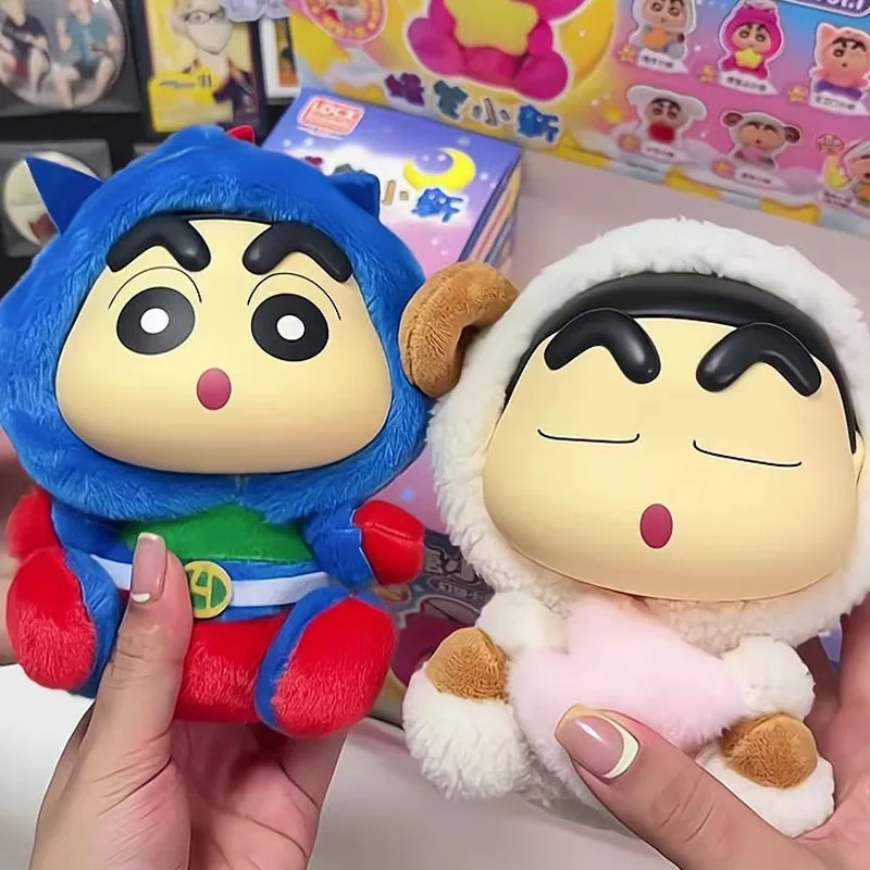 Original Crayon Shin-chan Blind Box, Vinyl Doll Series First Release, 6pcs/box, Cute Plush Toy, Model & Figurine, Gift Toy