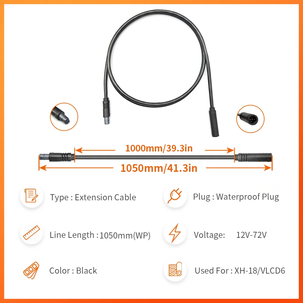 TongSheng Extension Cable for Display Speed Sensor for TSDZ2 Mid Drive Motor ebike conversion kit