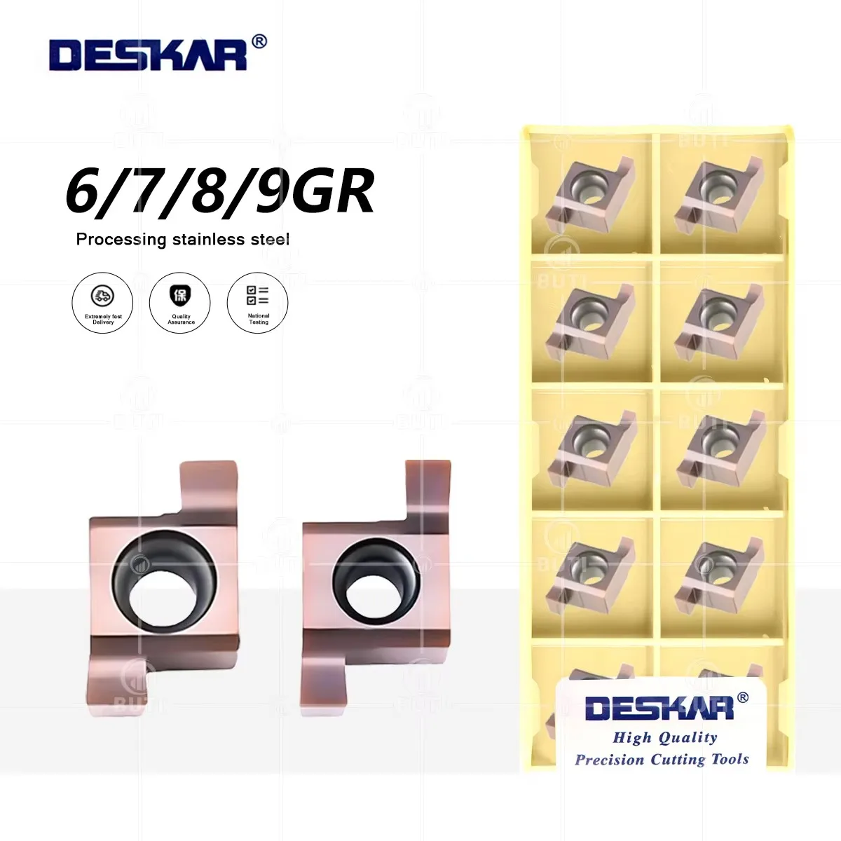 

DESKAR 100% Original Numerical Control 7GR 150 8GR 100 9GR 250 LF6018 Shallow Processing Stainless Steel Grooving Cutting Tools