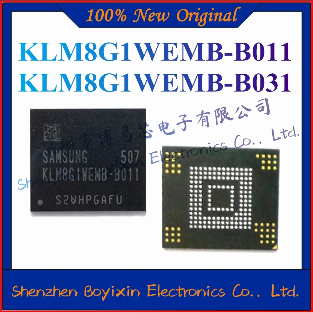 

NEW KLM8G1WEMB-B011 KLM8G1WEMB-B031 Original Product BGA-153