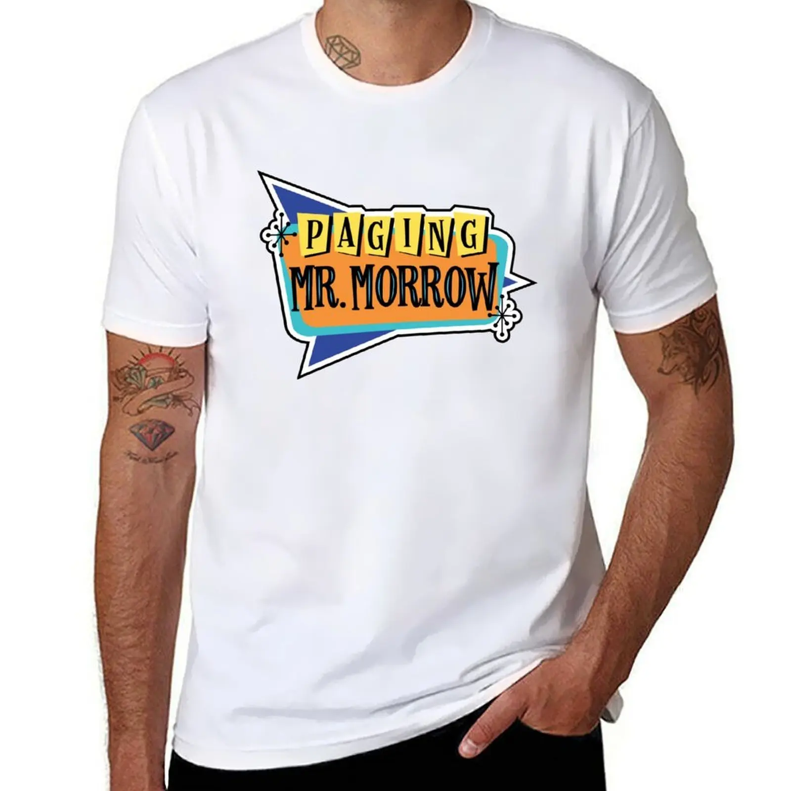 

Paging Mr. Morrow T-Shirt t shirt man luxury cotton t shirts man 100% T-Shirt