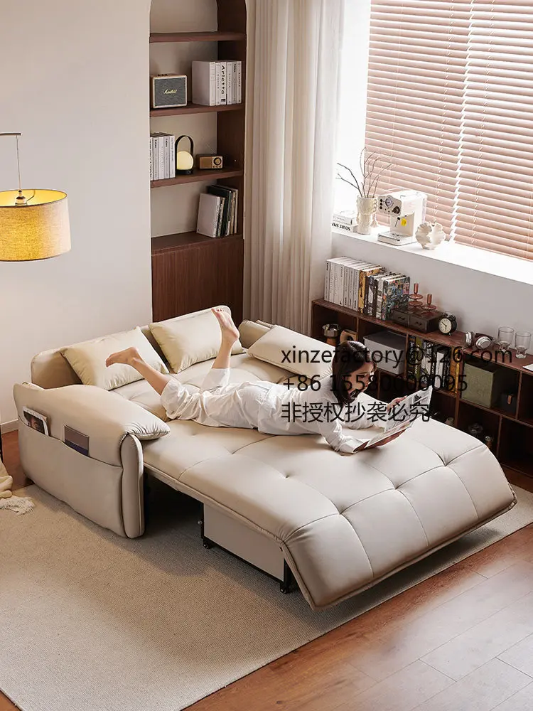Factory Direct 2026 Top Rated Smart Electric Sofa Bed Fully Automatic Foldable