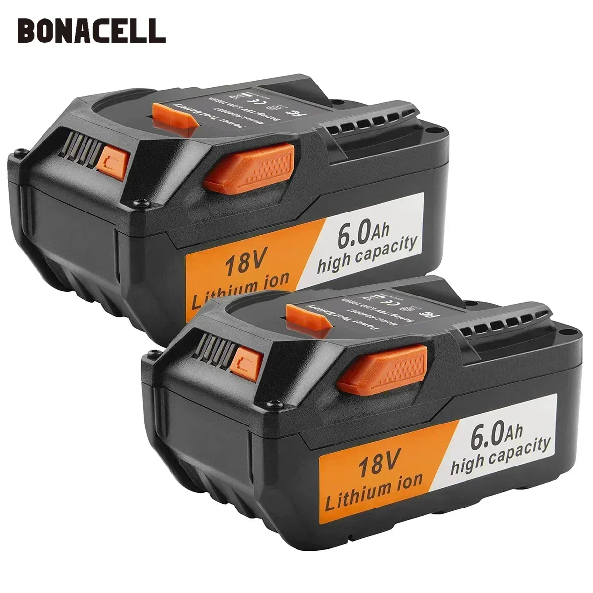 Batterie de rechange au lithium pour outil électrique sans fil RIDGID, R840087, 18V, 6,0 Ah, série R840083, R840085,AC840085, mise à niveau