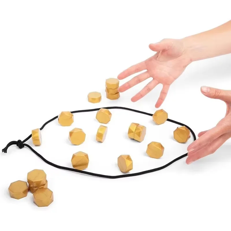 Party Games Magnetic Stones Game Interactive Magnet Board Strategy Game for Family Kids Adults High quality longest side 3.4cm view 5