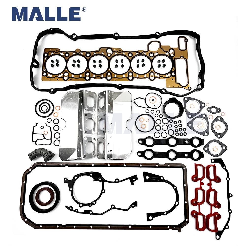 Overhaul Gasket Kit For BMW M54 3.0L X5 E46 E39 E60 E53 E85 Z3 325i 530i Car Accessories 11127507597 Engine Cylinder Head Gasket