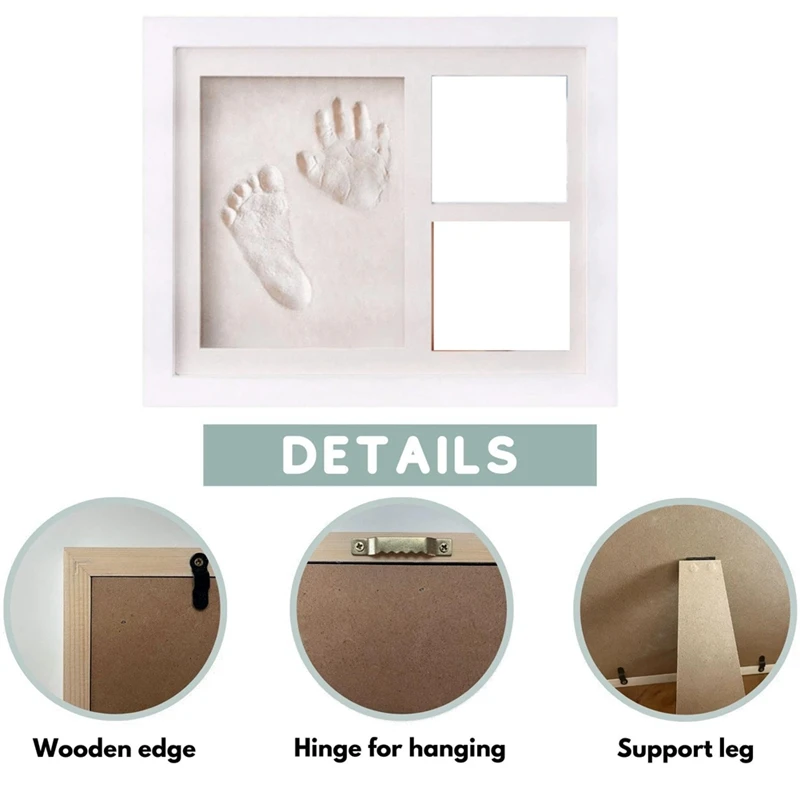 Baby Clay Handprint And Footprint Kit - Baby Shower Gifts And Perfect Nursery Room Decoration