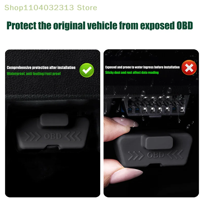 

5 шт., силиконовый OBD диагностический интерфейс, автомобильный чехол, защита от пыли, внутренняя отделка, аксессуар, модификация