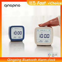 Xiaomi Qingping Cleargrass Bluetooth Alarm Clock smart Control Temperature Humidity Display LCD Screen Adjustable Nightlight