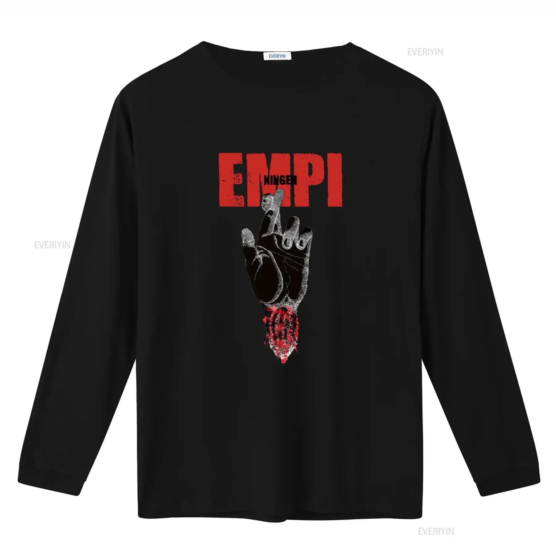 Maximum The Hormone Ning Empi White T Shirt for Men and Women Unique Hand Design with Red Accents vintage Washed Soft homme view 2