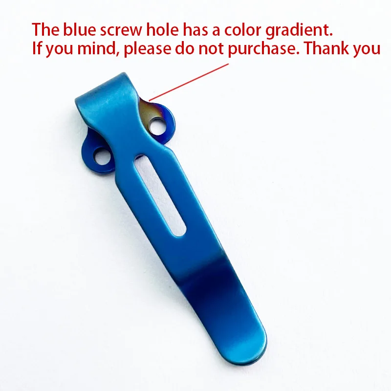 1piece Stainless Steel Back Clip for Butterfly Knife 535 DIY Accessories Custom Folding Pocket Knife Back Clip Tool