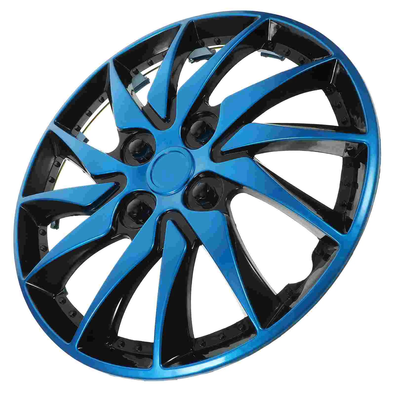 Hubcaps 14 Inch Nolitoy Black Decor Tire Hub Cap Hubcap Wheel Covers Cars 14 Inch Car Hub Auto Refit Accessory Blue Black