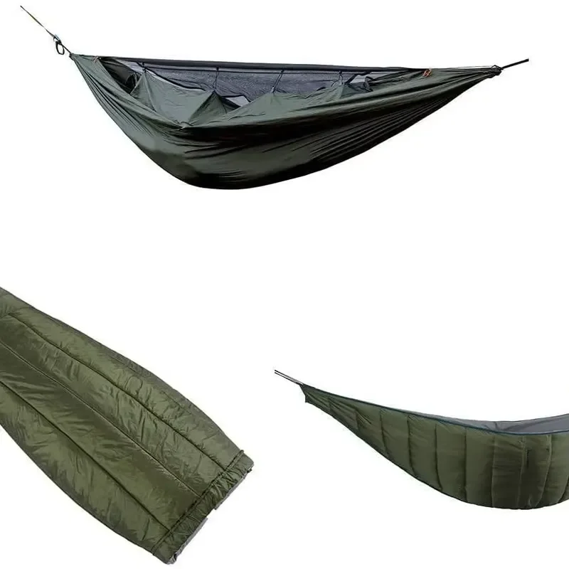 Underquilt with Top Quilt Full Under Quilt Blanket Ultralight Cotton Hammock 2 Person with Net Tent Lightweight