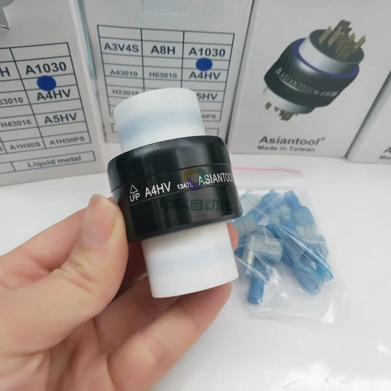 2025.4 A4HV Slip Ring Asiantool Rotary Connector 4-way M435 Conductive Slip Ring MERCOTAC