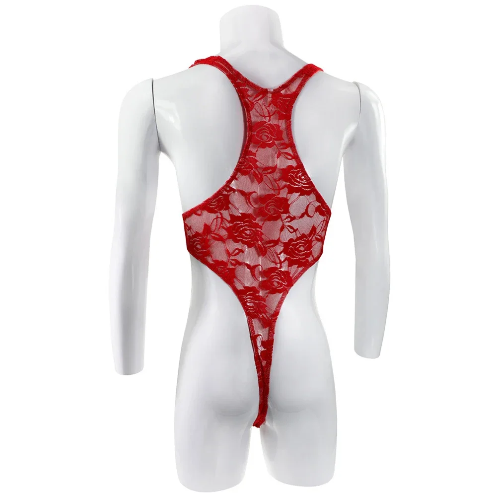 

Bodysuits Man Bodysuit Men Transparent Undershirt Sexy Shapewear Sleeveless Slimming Underwear Bikini Bodysuit