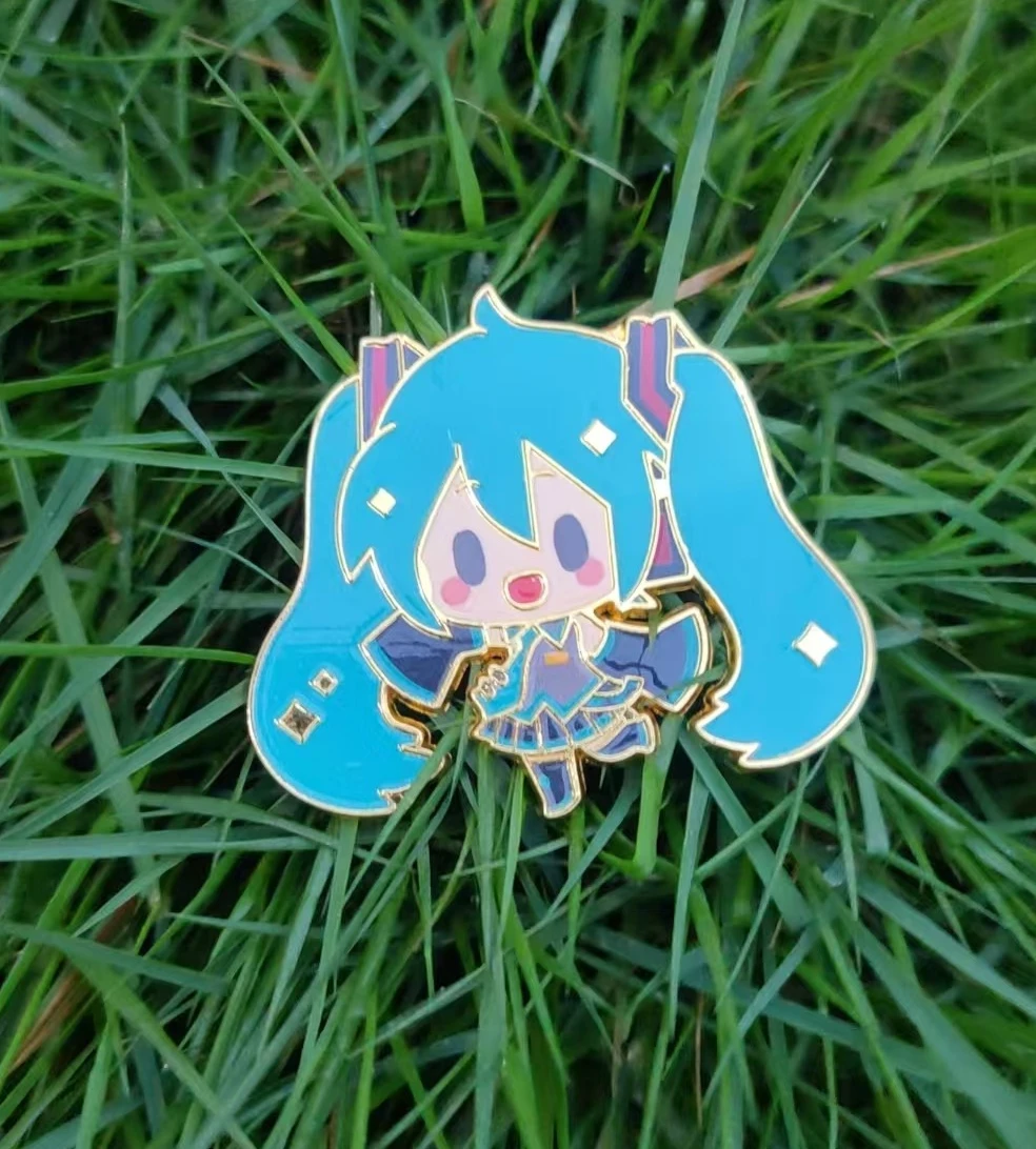 Virtual Singer Enamel Pin