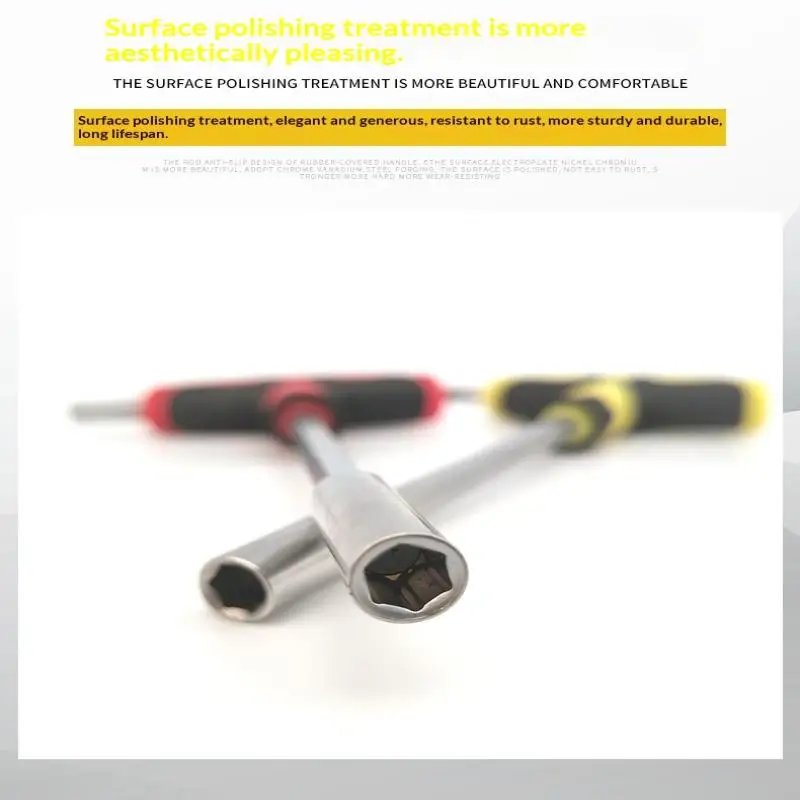 NEW SALE T-shaped Cross Multi Purpose T-shaped Cross Handle Adapter Socket Hexagonal Plum Head Screwdriver Set