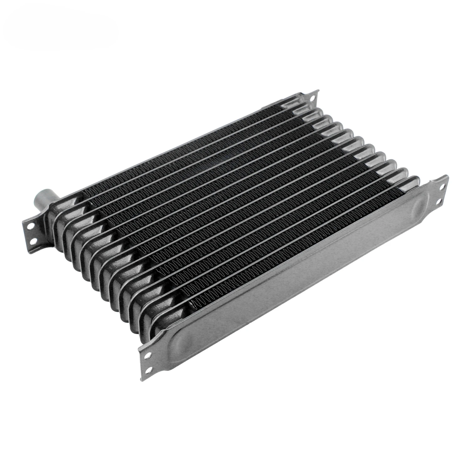 

Universal Oil Cooler Radiator Kit Replacement For Car Engine Black Aluminum AN10 10AN 7 10 13 15 Rows Intercooler Cooling Parts