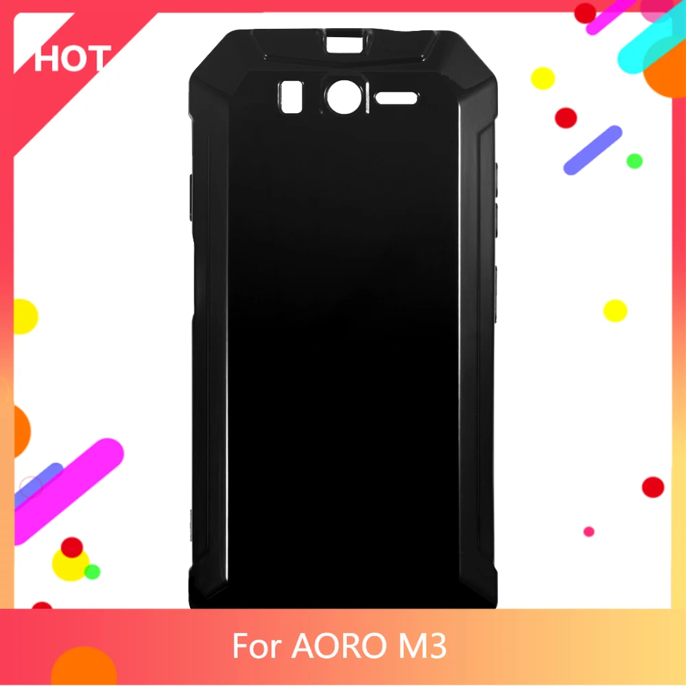 

Case Matte Soft Silicone TPU Back Cover For AORO M3 Phone Case Slim shockproo