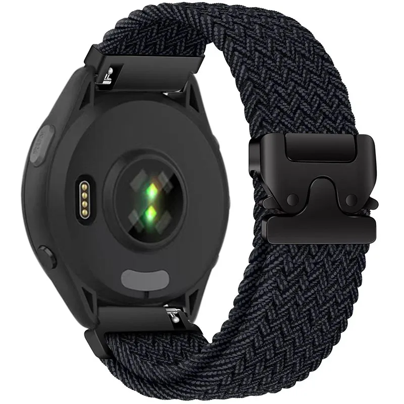 20 mm 22 mm Fallschirmschlaufenarmband für Garmin Venu 4 3 2 SQ-Band für Forerunner 165/255/265/570 Armband Vivoactive 4 5 6 Armband