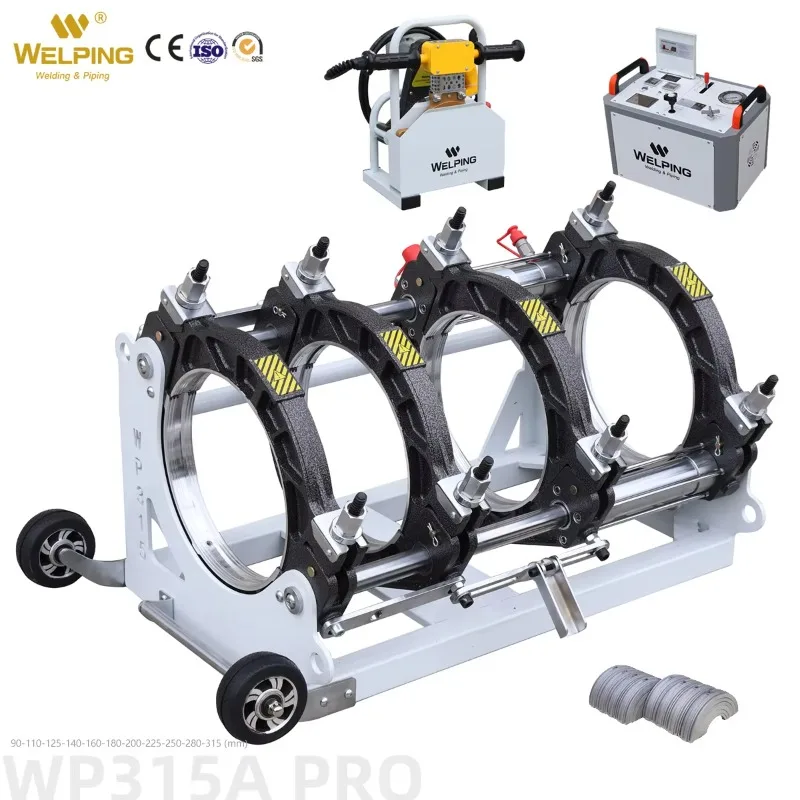DN315 HDPE Fusion Welding Machine Butt Welder For Water Pipes New Condition Factory Source With OEM/ODM Support