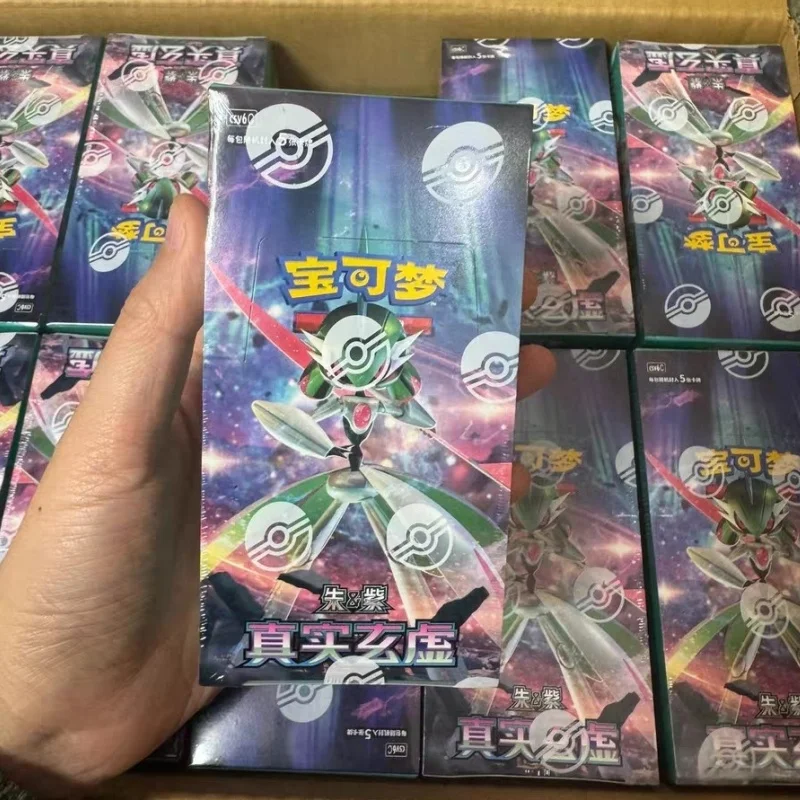 

Подлинная Pkm Ptcg Scarlet And Violet 14,0, невидимая глубина, упрощенная китайская версия, усилитель, коллекционная праздничная карта-сюрприз