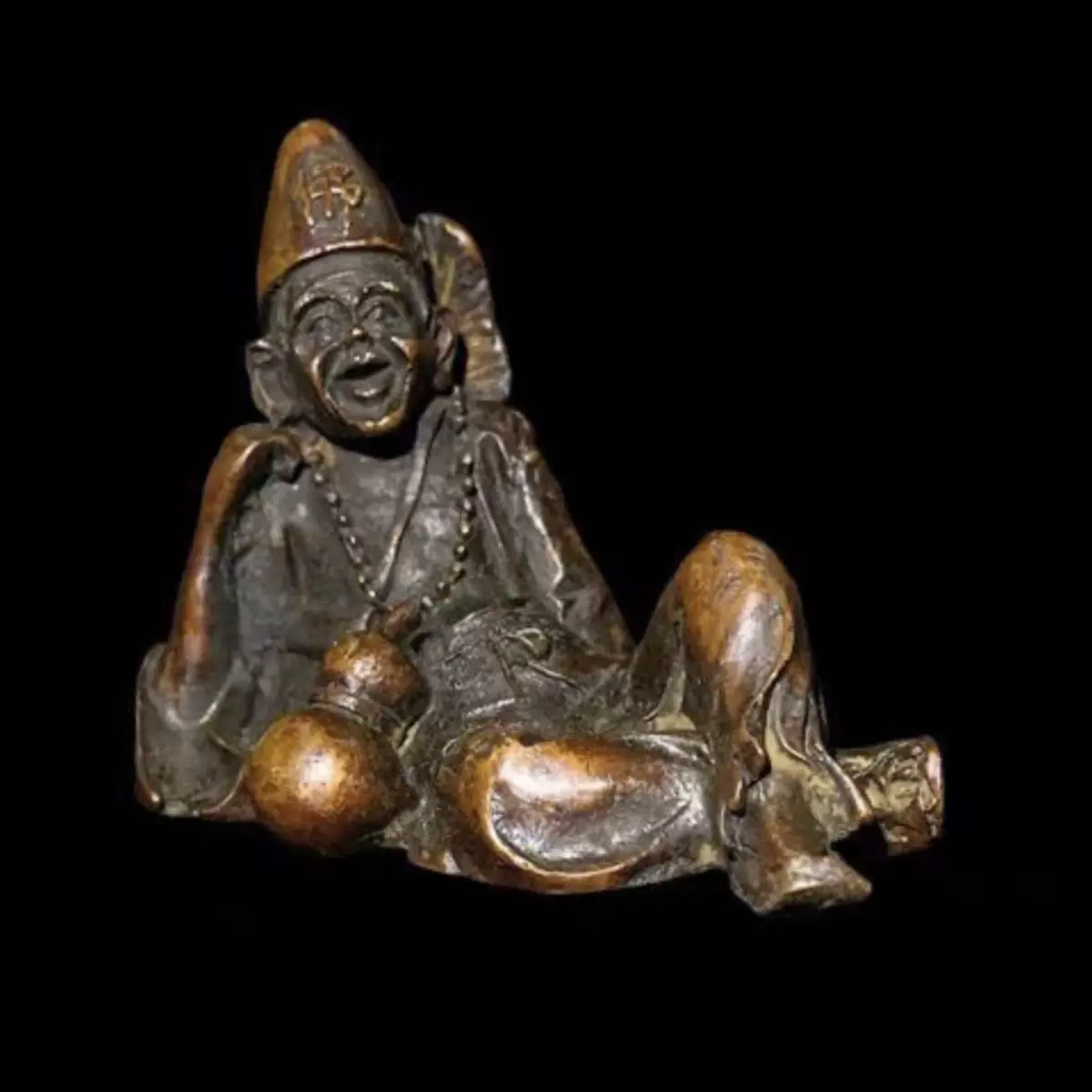 lying Jigong monk  Statue Sculpture Figurines Home Garden Decoration Statues For House ﻿