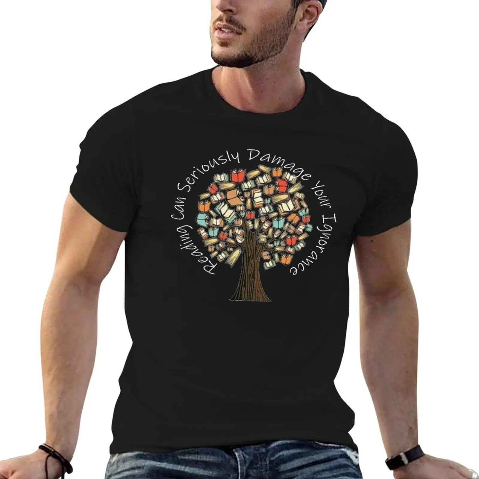 Lecture : une chose qui peut vraiment compromettre votre ignorance - T-shirt décontracté d'été à coupe ample