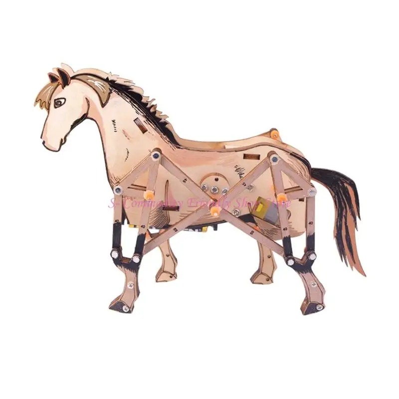 85AE Mechanical Horse Building Science Toy For Classroom Student Learning Engineering Principles Educational Craft Project