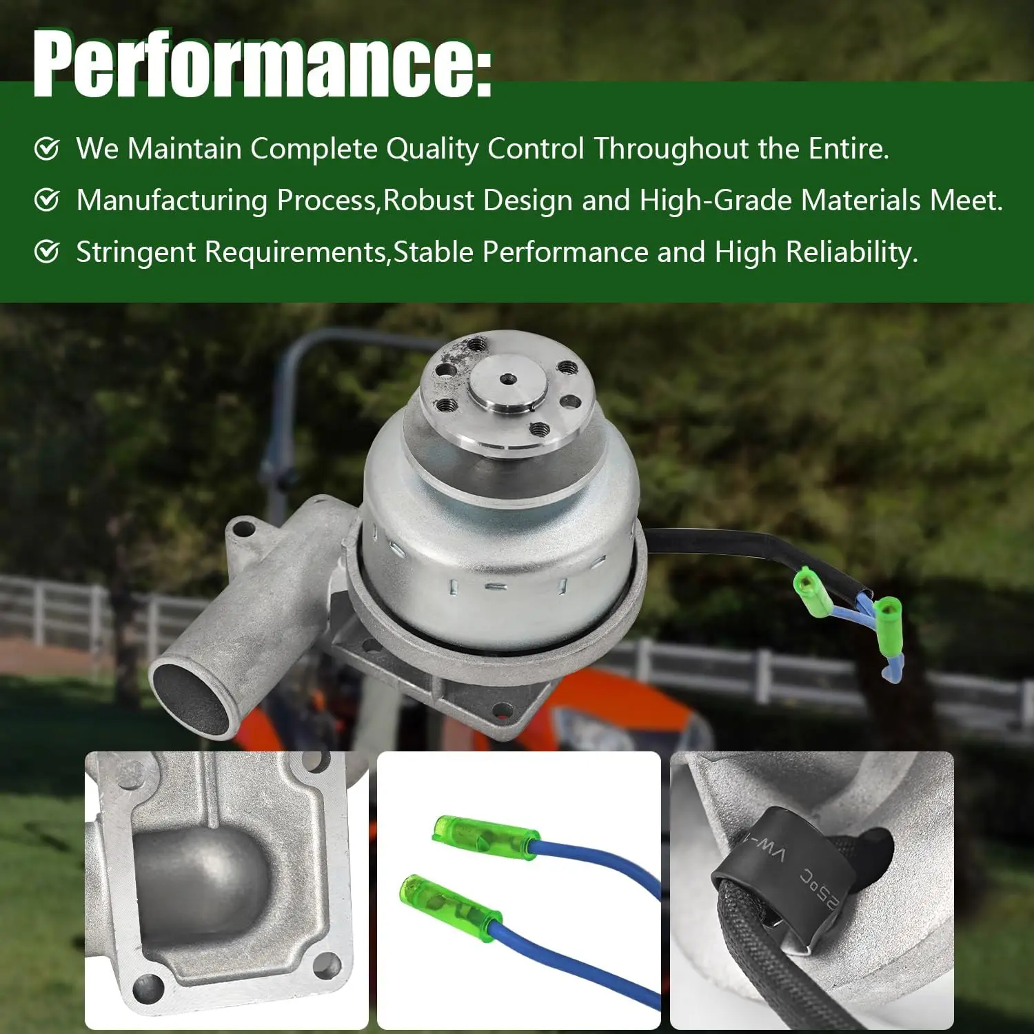 

Alternator Compatible with B5100D-P B5100E-P B6100D-P B6100E-P B7100D-P B7100HST-D B7100HST-E For Kubota 15372-64010