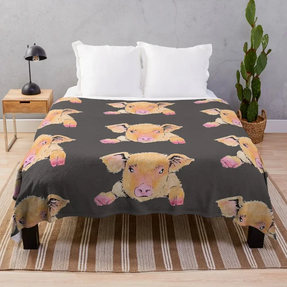 Piggy Throw Blanket Sofas Thermal Blankets