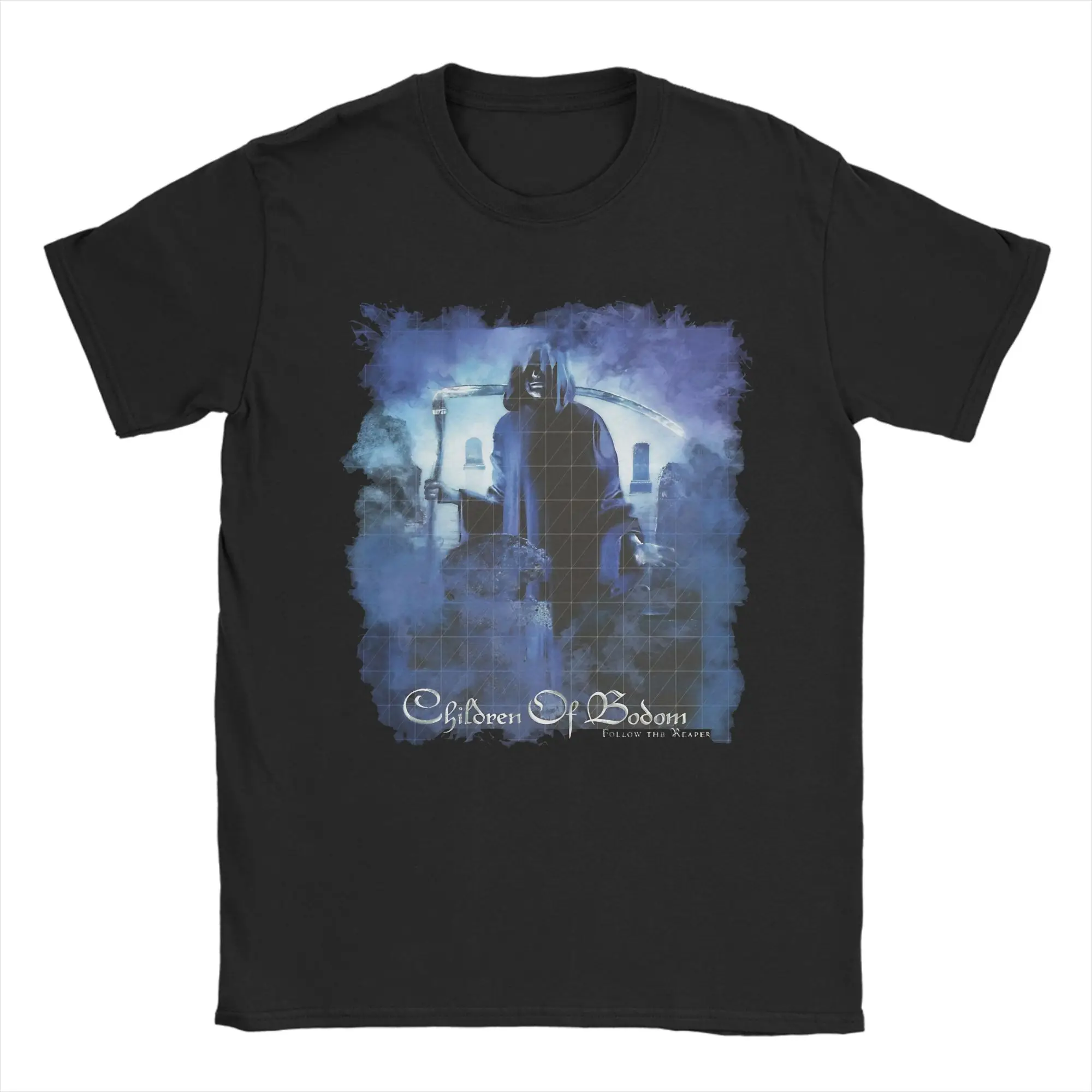 Men's Children Of Bodom Follow The Reaper T Shirts  Pure Cotton Tops Summer Short Sleeve T Shirt O-Neck Tee Shirt 4XL 5XL 6XL
