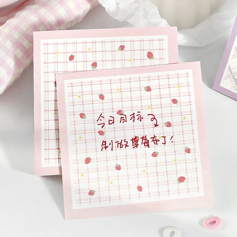 100 قطعة/الحزمة سلسلة متجر شبكة أوراق الزهور رسالة الطالب مذكرة ملاحظات مكتب اللوازم المدرسية القرطاسية لطيف #2