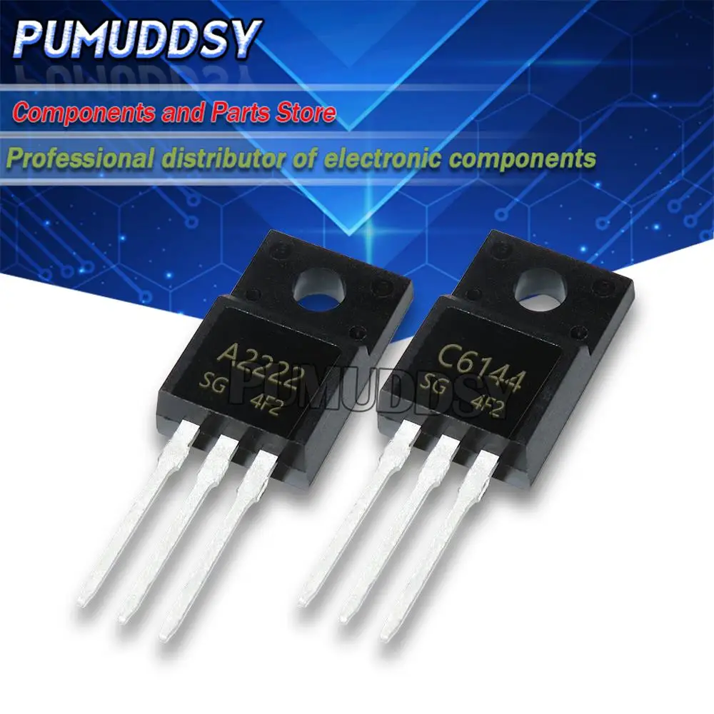 10PCS 2SA2222 2SC61…