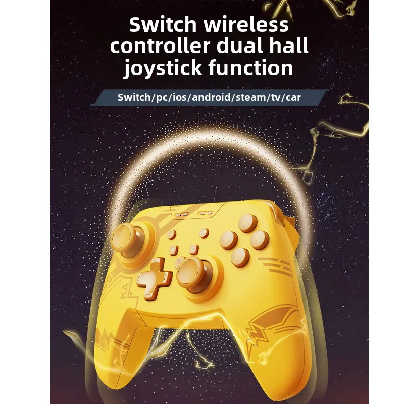 Pikachu Gamesir Gamepads PC لوحدة تحكم ألعاب نينتندو سويتش Nova Lite Control Bluetooth Hall عصا تحكم فعالة
