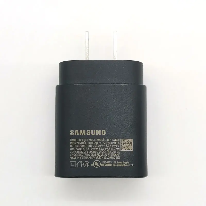 Samsung 25W US Charger PD Super Fast Charging Adapter 3A Type C Cable For Galaxy Z Flip Fold 6 5 4 3 2 S20 S21 S22 S23 S24 Ultra