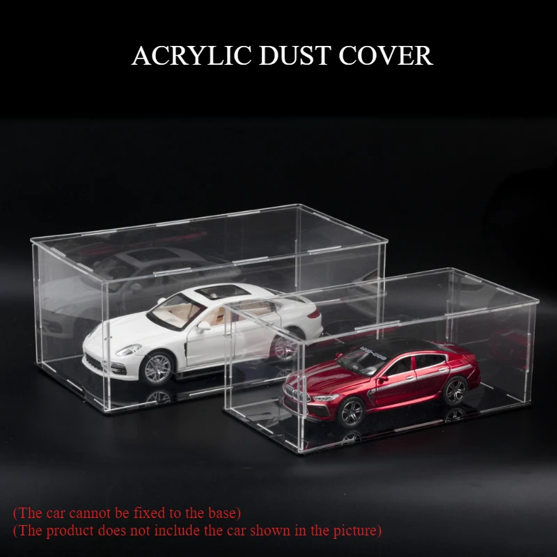 1:12/1:18 Car Model Display Case Acrylic Transparent Dustproof Storage Cover Dustproof Beautiful New