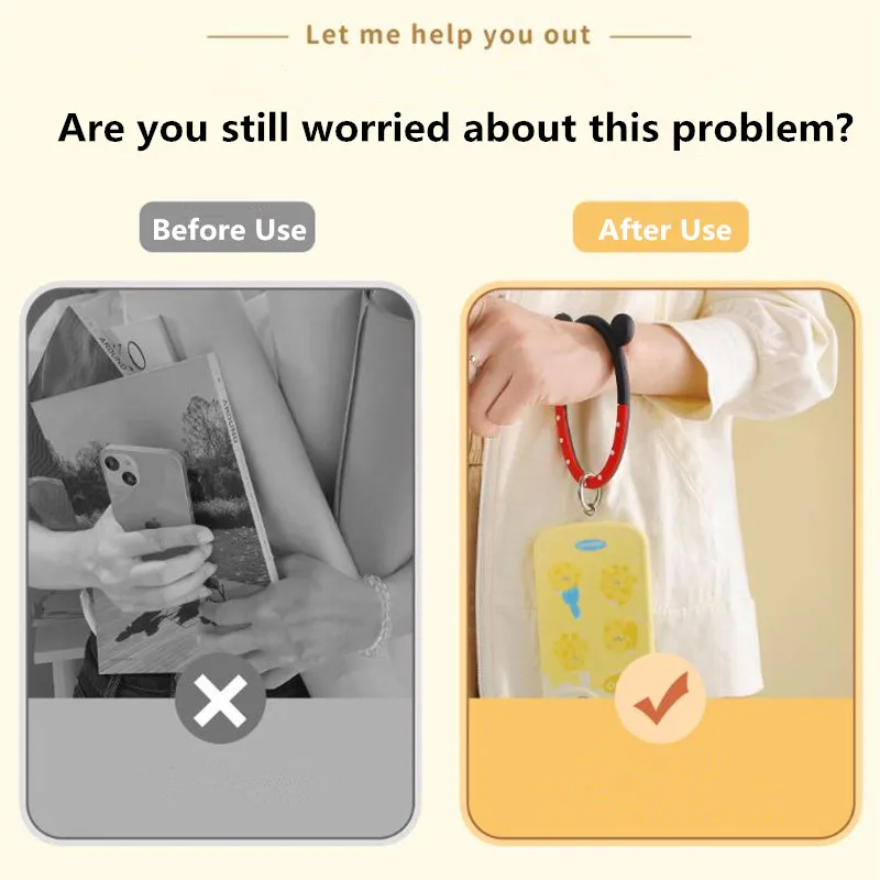 Cartoon Disney Silikon Telefon Lanyard Universal Nette Kreative Anti-herbst Runde Armband Handy Zurück Fall Armband Strap