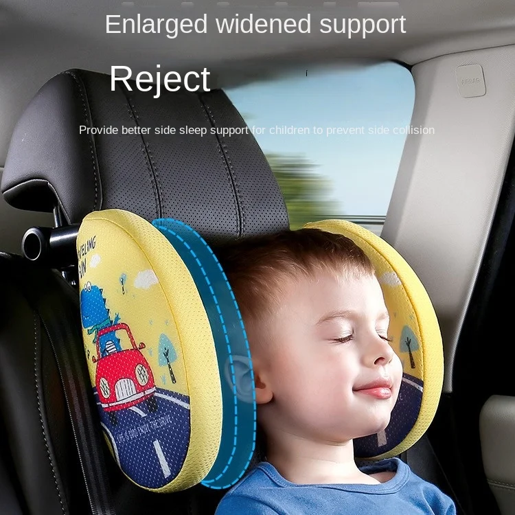 Car headrests, car neck protectors, memory cotton pillows, popular cartoon children's sleeping equipment, car accessories