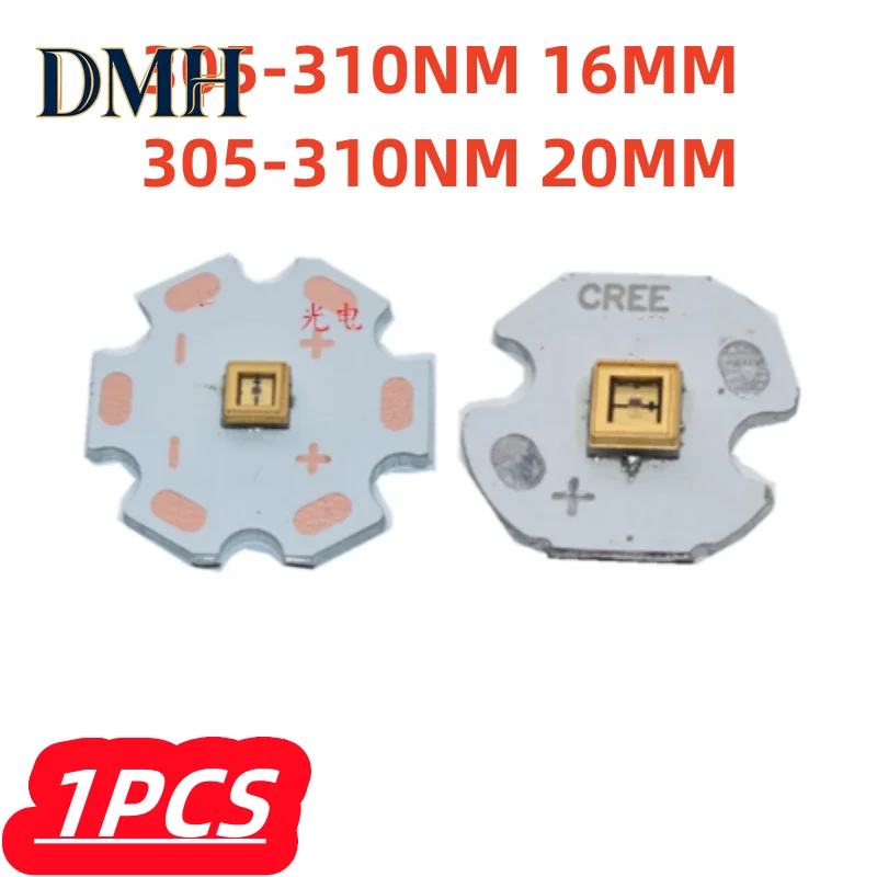 1Pcs/Lot 100% New 3535 UVB LED 290nm 295nm 310nm 315nm UV LED With Star Board Medical lamp beads