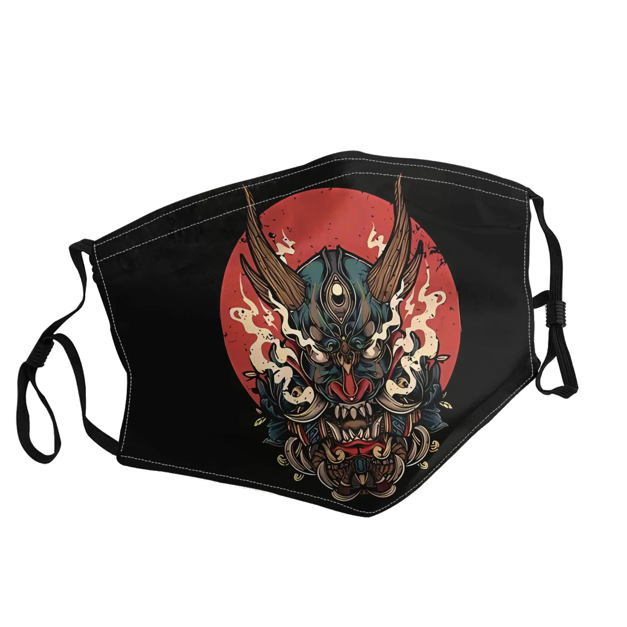 

Japanese Oni Mask Unisex Outdoor Fashion Printed