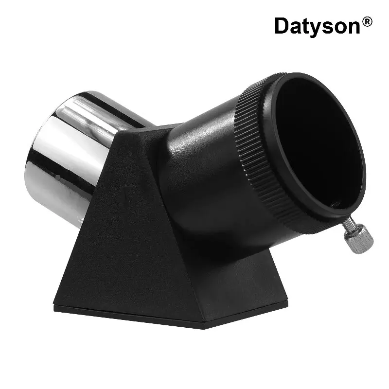 Datyson 1.25inch 45 ° The Fully Erect Prism Zenith Mirror Provides a Clear Observation Field for Refracting Telescopes.