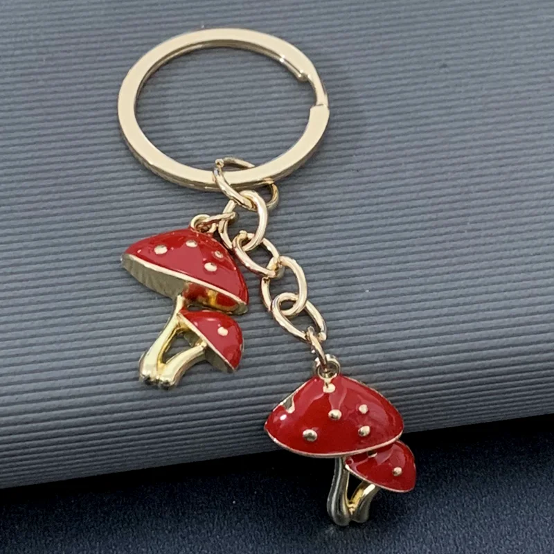 Милый-эмалированный-брелок-красочный-брелок-в-виде-гриба-лесной-брелок-женский-сувенирный-подарок-мужской-ключ-от-машины-diy-ювелирные-изделия-ручной-работы