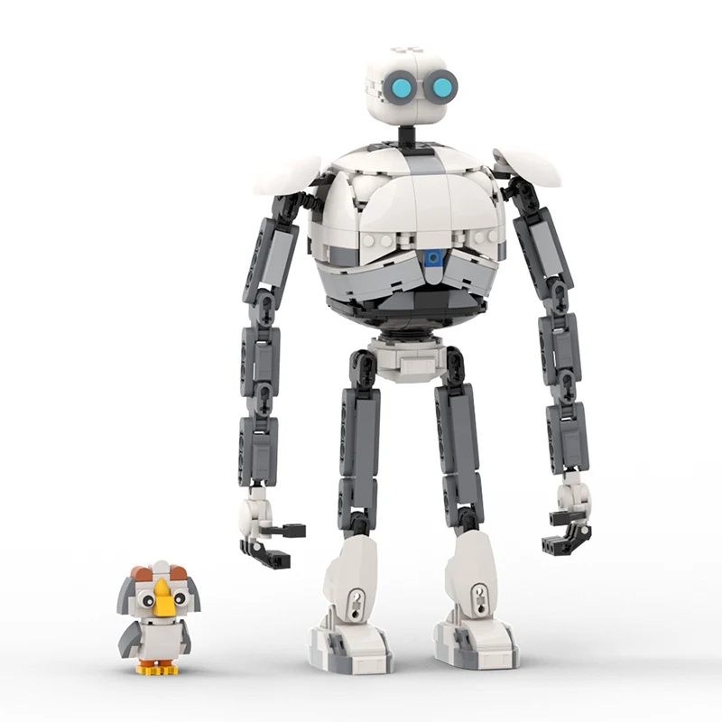 

622PCS The Wild Roboted Roz Brightbill Building Blocks Assembly Harmless ABS Material Bricks Toys Family Friends Holiday Gifts