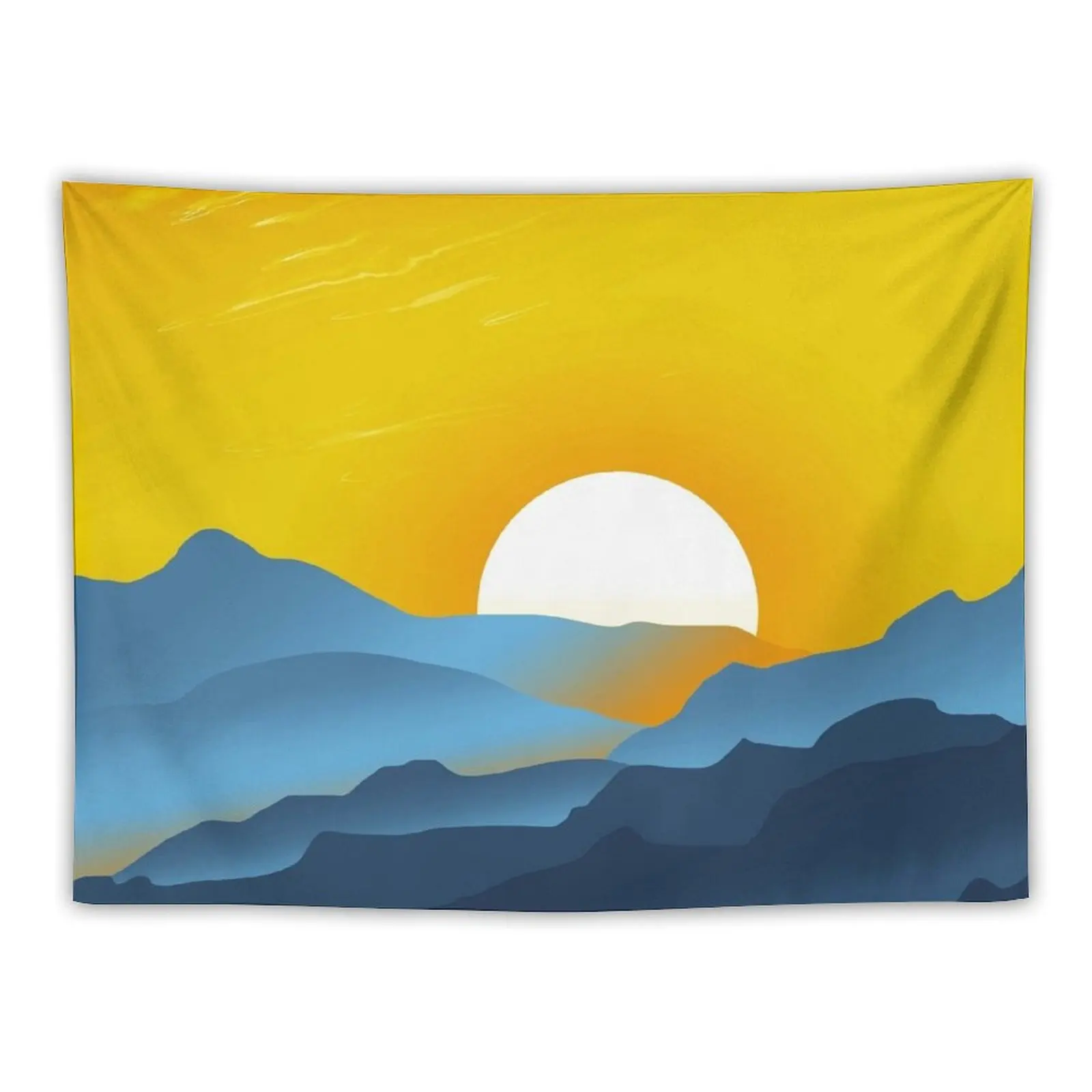 

AroAce Pride Sunrise Landscape Tapestry Kawaii Room Decor Room Decoration Korean Style Tapestry