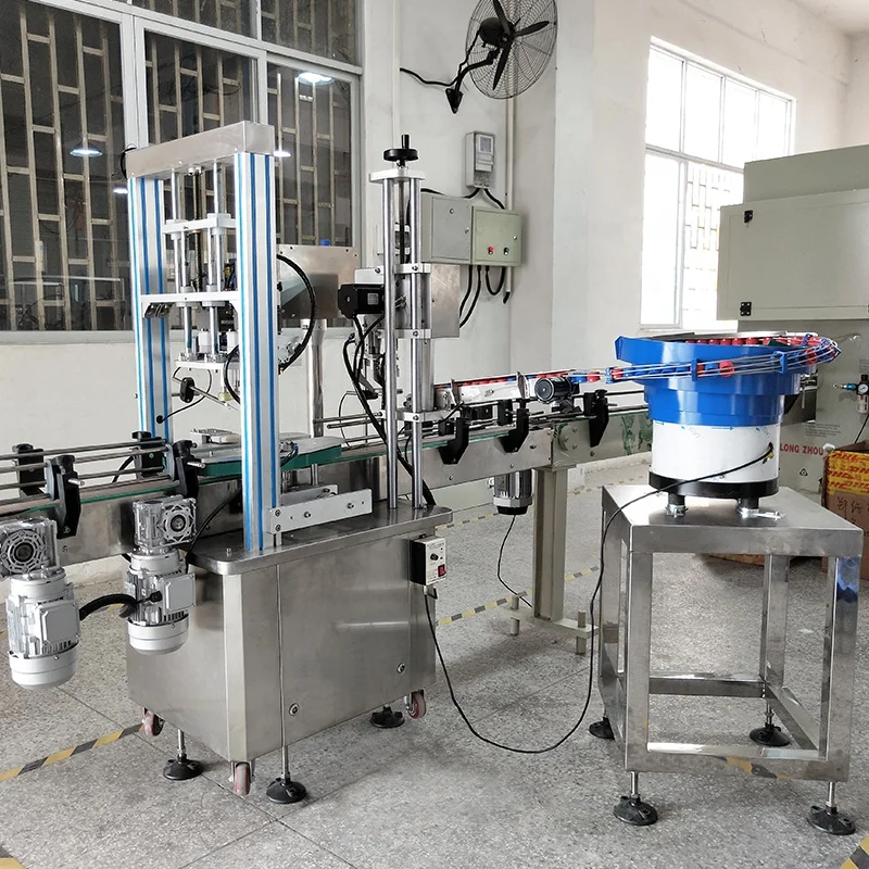 

New Style Automatic Vacuum Jar Capping Machine Cap Plastic Capper Rotary Bottles Machine Pvc Bottle Capping Machine