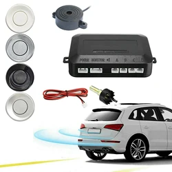 Car Parking Sensor Auto Reverse Parking Detectors With Buzzer Beeps Indicator Waterproof Wireless Sensors Detection 30-150cm