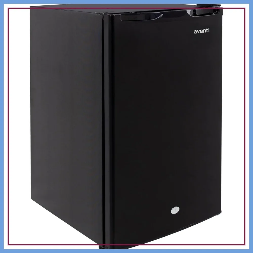 

4.4 cu. ft. Compact Refrigerator with Adjustable Shelves, Reversible Door, Energy Star, Black